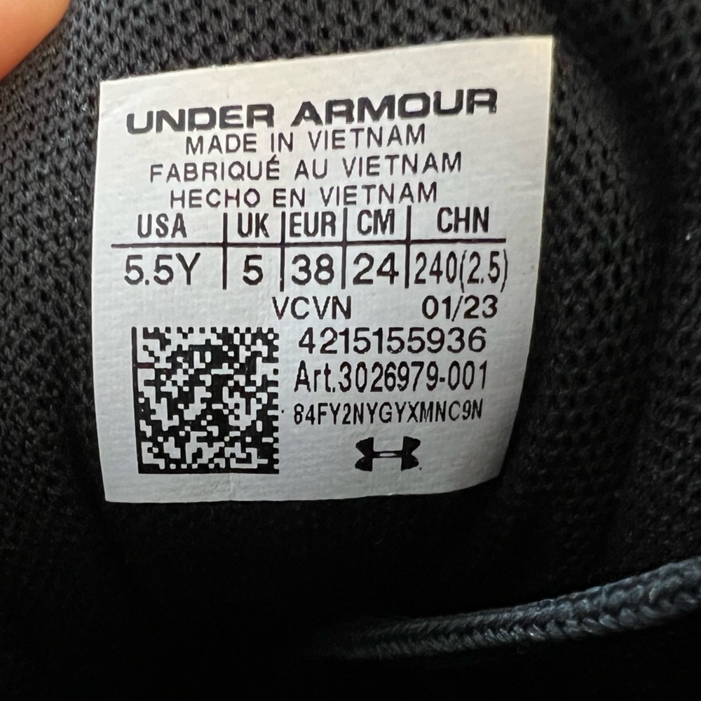 Under Armour Spotlight Franchise RM 2.0 Jr. Youth Cleats - Size 5.5Y - Picture 5 of 8